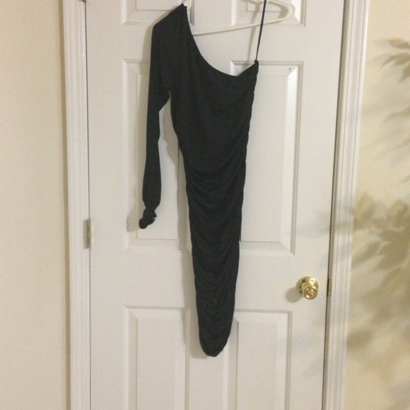 One arm fitting dress