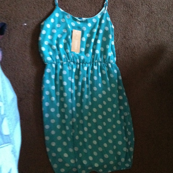 Beautiful poka dot summer dress