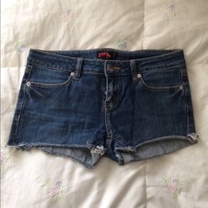 Denim shorts