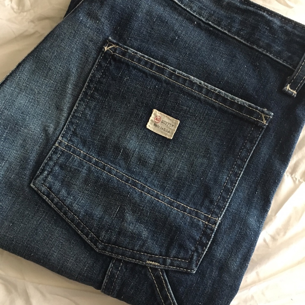 AG Supply Cargo Cropped Jeans