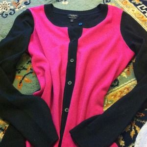Color block Talbotts cardi
