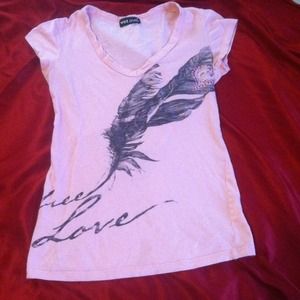 Pink shirt from wet seal