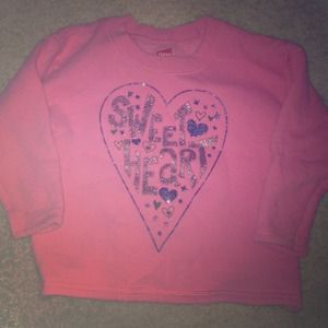 Cute pink sweetheart sweater