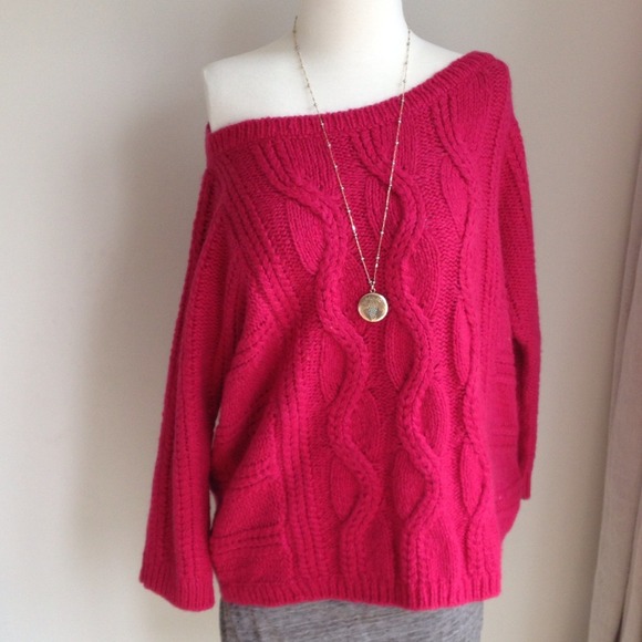 🎈SOLD🎈Gorgeous red Loft sweater