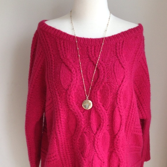 🎈SOLD🎈Gorgeous red Loft sweater - Picture 2 of 4