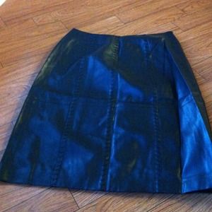 Black PVC Skirt