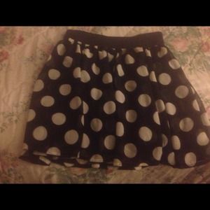 Sexy polka dot skirt