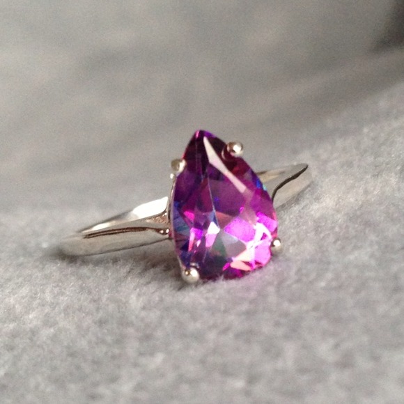 jewelee1 Jewelry - HOLD Orchid Mystic Topaz Sterling Silver Ring Pear