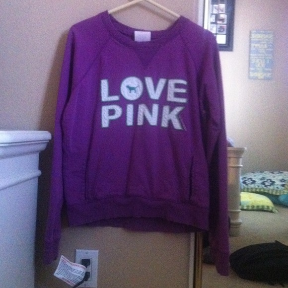 Victoria's Secret Sweaters - Reserved Vs purple sweatshirt