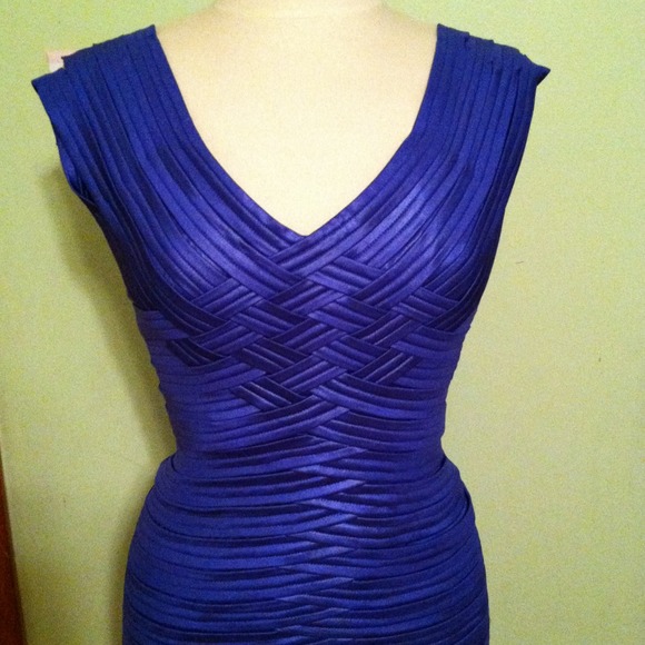 RESERVED Girlsernity *STUNNING* Blue Bandage Dress