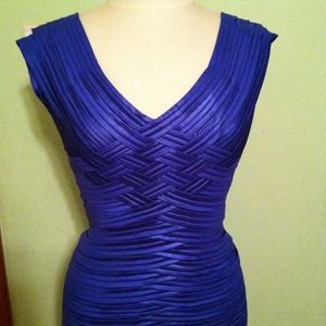 RESERVED Girlsernity *STUNNING* Blue Bandage Dress