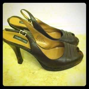 Brown heels great for work