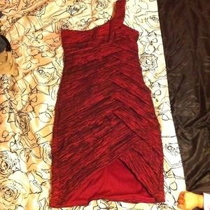 **SOLD**Garnet crinkled dress