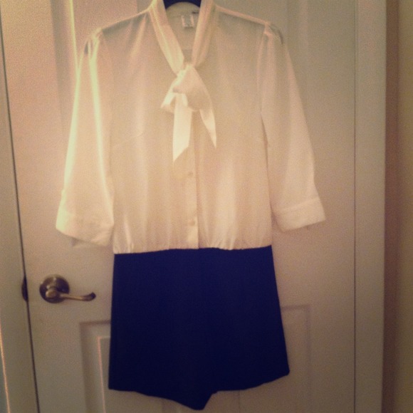 Ellison Tuxedo Jumpsuit/Romper