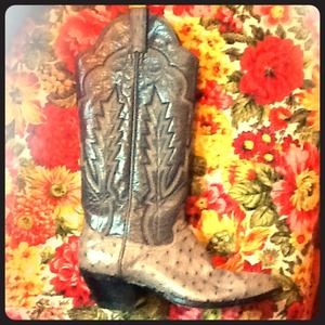 Panhandle slim grey tall alligator women's boots