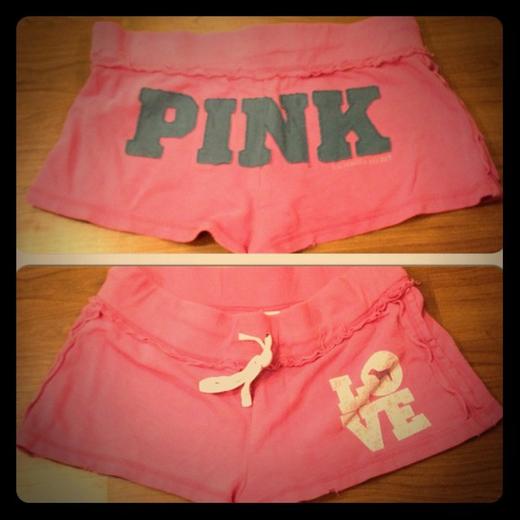 Pink Victoria Secret shorts size Xsmall