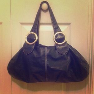 Black Hobo Style Purse