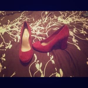 Me too suede heels