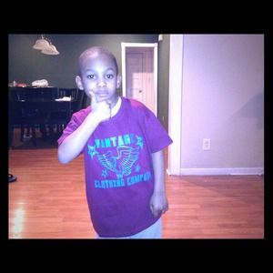 Vantage owl face shirt kids size small