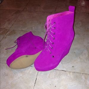 Steve Madden pink booties size 8 $50