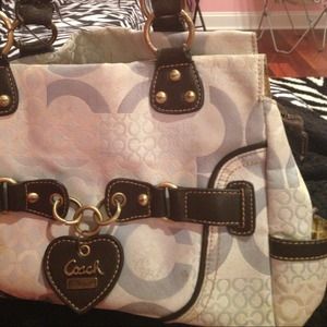 Baby Blue Coach Handbag