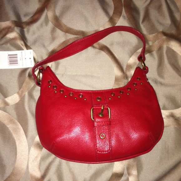 *SOLD*NWT Tommy Hilfiger Buckle and Studs Hobo