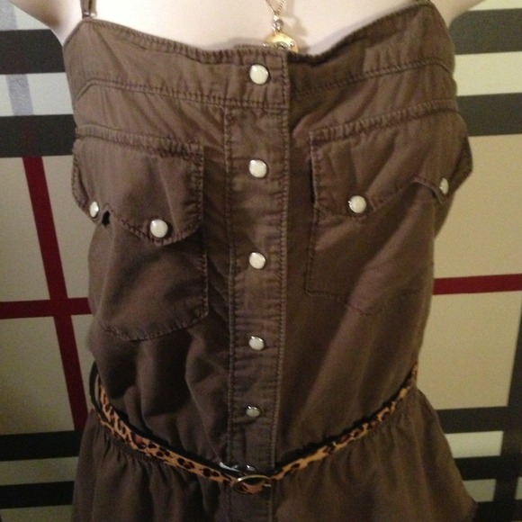 True Religion brown cotton top - Picture 2 of 4