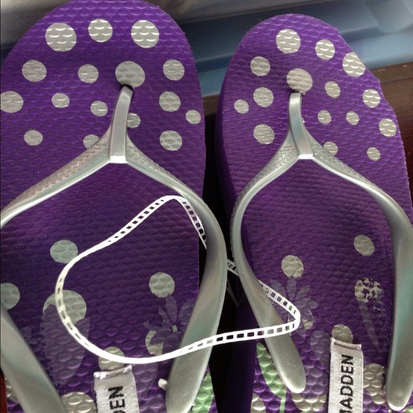 Purple Steve Madden Slipper