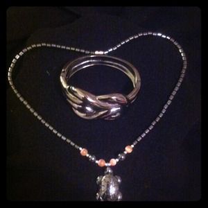 Charcoal Neckless Bracelet Bundle