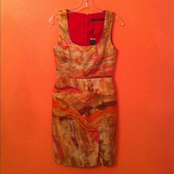 Black Halo Dress + Trina Turk Abstraction-  BUNDLE