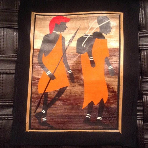 Bundle of 2 banana leaf paintings for @eurochick80