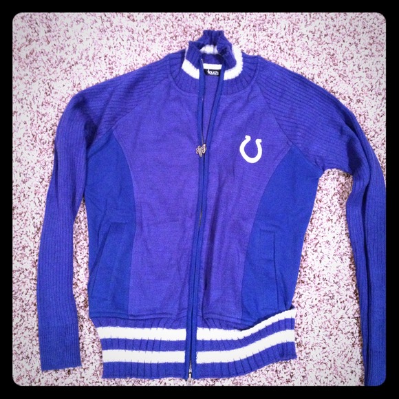 🚨SOLD🚨Indianapolis Colts cardigan sweater