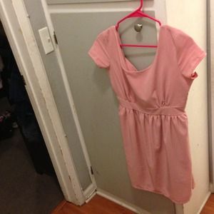 Pastel pink dress