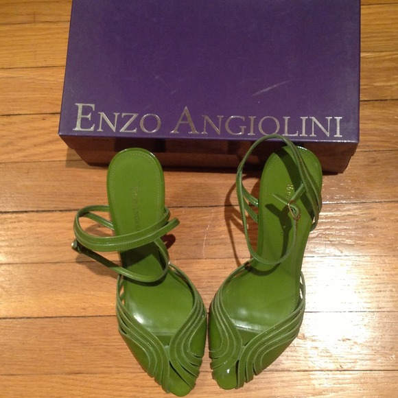 Strappy patent sandals **REDUCED!
