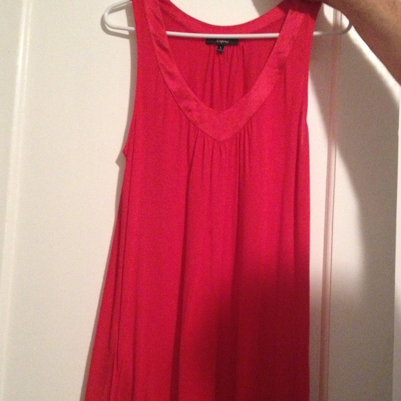 Express red sleeveless dress