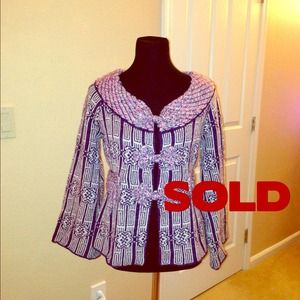 🚫🚫SOLD🚫🚫Anthropologie Knitted Sweater Cardigan