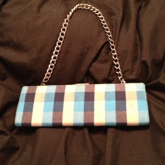 Plaid clutch