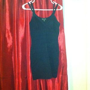 GNO Sexy Black Knitted Bandage Dress