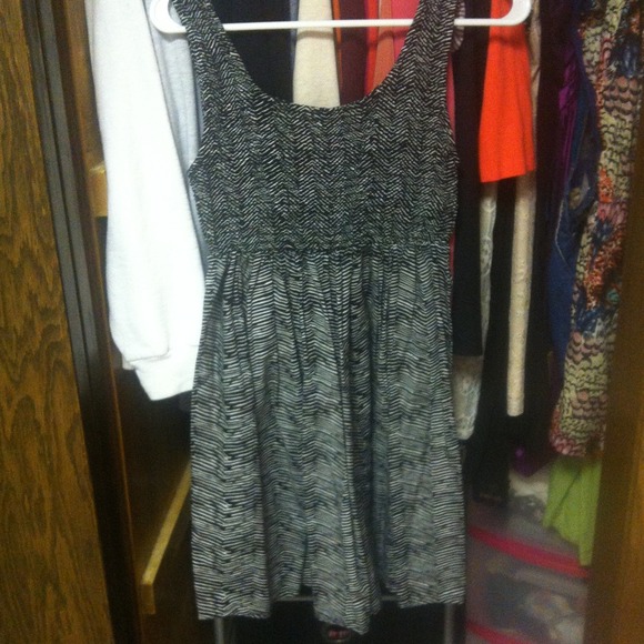 Black and white tribal print dress :)