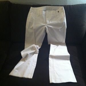 Diesel white boot cut pant