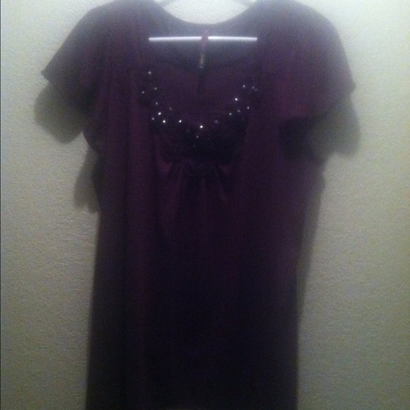 🚫🚫🚫SOLD🚫🚫🚫Plus Size Purple Top