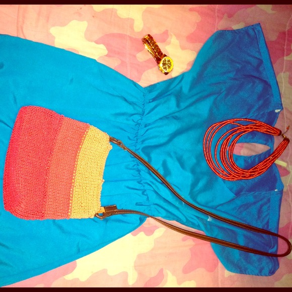 Blue dress 4 @leeleebangs 💘