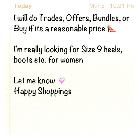 I need HEELS!! 💗👠💗 Size 9
