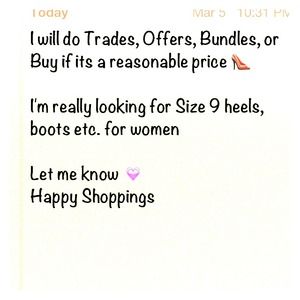 I need HEELS!! 💗👠💗 Size 9