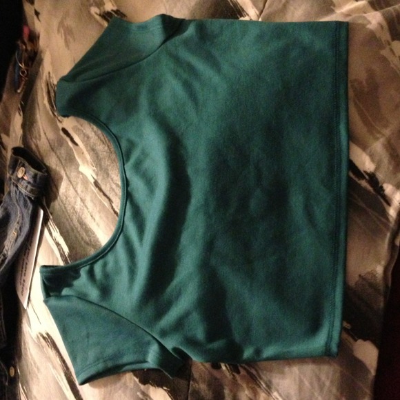 Turquoise Crop Top