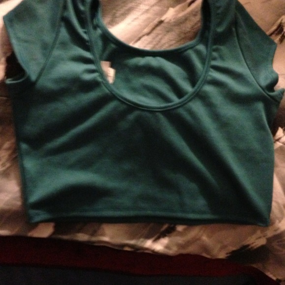 Turquoise Crop Top - Picture 2 of 2
