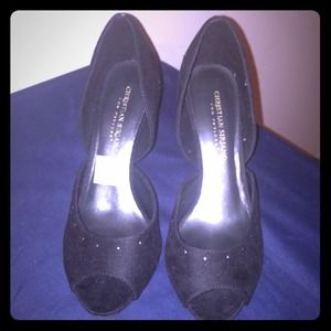 Christian Siriano Open Toe Heels