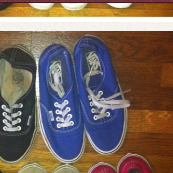 Reserved!!! Blue vans