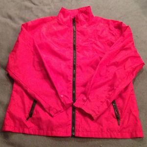 Pre-Loved Red Eddie Bauer Nylon jacket.