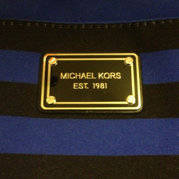 MICHAEL Michael Kors Handbags - ⭐Sold⭐Michael Kors Striped Canvas Tote